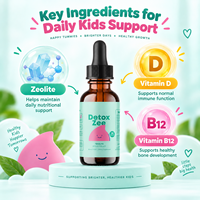 Gouttes liquides de zéolite haute puissance pour enfants avec vitamines D et B12 pour le soutien quotidien de l'immunité et des os – Complément alimentaire OEM & ODM