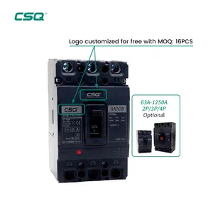 Csq OEM ODM 63A 150 amp 250amp 800A 1000 AMP 1250 amps đúc trường hợp ngắt mạch 3P MCCB TPN MCCB ngắt mạch