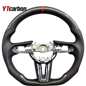 Volante de Fibra de Carbono Forjado con Cuero Perforado Negro Personalizado YTcarbon para <span class=keywords><strong>Mazda</strong></span> 3 CX-30 CX30 CX-<span class=keywords><strong>50</strong></span> <span class=keywords><strong>MX</strong></span>-30 MX30 2020-2025 - Product Image 2