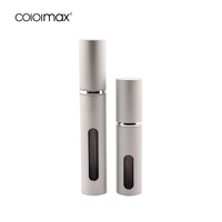 Flacons de parfum en verre et aluminium réutilisables de qualité supérieure, personnalisés, 5 ml et 10 ml, vaporisateur cosmétique fantaisie, surface mate |   Verre PCR à 30% |   Certifié UE