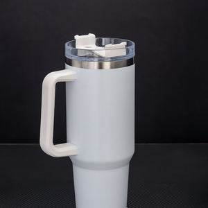 Bouteille isotherme à double paroi à large ouverture 2024 avec poignée, bouteille d'eau portable isolée pour les voyages - Product Image 3