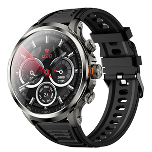 Montre connectée H18 Pro 4G avec carte SIM, suivi d'activité, caméra rotative à 180 degrés, bracelet en gel de silice, écran AMOLED, Android OS, IP67, sans fil - Product Image 1