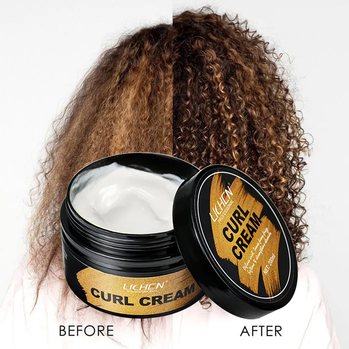 low moq african curl defining cream private label curl activator cream styling cream for curl hair