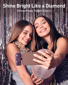 Power Bank Portatile Mini con Ricarica Rapida 22.5W, Accessori per Telefoni Cellulari con Design Diamantato Lucido - Product Image 5