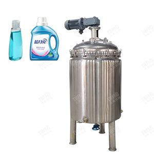 Tanque Mezclador de Acero Inoxidable a <span class=keywords><strong>Precio</strong></span> de Fábrica, Tanque de Mezcla con Agitador y Calentador para Químicos Líquidos y Alimentos - Product Image 3