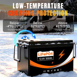 Batterie LiFePO4 12V 300Ah US, pack de batteries au phosphate de fer et de lithium rechargeable 12,8V, 6000+ cycles profonds pour système d'énergie solaire - Product Image 5