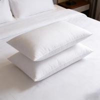 Coussin d'hôtel de luxe avec garnissage en gruau, profondeur au choix (basse, moyenne, haute), soutien cervical, oreillers de sommeil, logo personnalisé