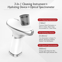 Meiboyi Hydra eau injecteur d'oxygène usage domestique nettoyage du visage répare efficacement l'environnement de la peau maison Portable nettoyant pour le visage