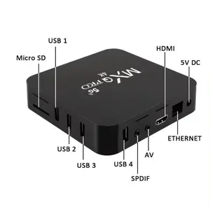 جهاز Amlogic TV Box X96 MINI الأعلى مبيعًا على موقع أمازون لعام 2019 بذاكرة وصول عشوائي سعة 1 جيجابايت وذاكرة قراءة فقط سعة 8 جيجابايت ومعالج S905W رباعي النواة بنظام التشغيل أندرويد 7.1