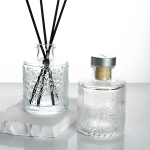 Diffusore in Bottiglia di Vetro <span class=keywords><strong>per</strong></span> <span class=keywords><strong>Ambienti</strong></span>, Bottiglia Vuota Personalizzata <span class=keywords><strong>per</strong></span> Diffusore a Bastoncini con Bastoncini in Rattan - Product Image 4