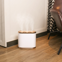 Diffuseur d'huiles essentielles électronique puissant et compact, humidificateur à commande par application et télécommande pour usage domestique