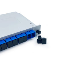 Répartiteur SC UPC PLC 1*8, équipement de fibre optique avec prise en charge POE/GSM/TCP/GPRS pour les réseaux de télécommunication, fibre domestique