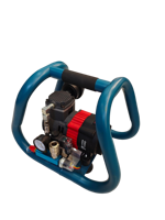 Compresseur d'air portable alimenté par courant alternatif, refroidi par air, réservoir 9L, 2600 tr/min, double manomètre, raccord rapide, faible taux de défaillance