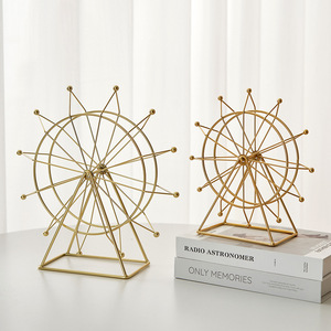 Ornament Artistic Bookshelf Decor Gold Decorative Shelf Contemporary Home Decor Lightweight Shelf Decoration - Product Image 1