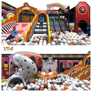 Nouveau design de terrains de jeux intérieurs et commerciaux pour enfants, parc d'attractions, toboggan en plastique pour centre commercial, parc scolaire en PVC PE - Product Image 3