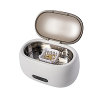 Nettoyeur à ultrasons pour bijoux et appareils dentaires, 360 degrés, 5 modes, pour usage domestique