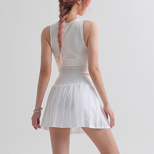 Faldas de Tenis Personalizadas que Absorben el Sudor, Ropa Deportiva de Alta Calidad para Mujer, Conjunto de Falda de Tenis al por Mayor para Mujer - Product Image 2