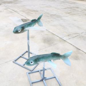 Modelo de Pez Volador Animatrónico con Movimiento de Salto y Deslizamiento para Acuarios, Parques de Atracciones, Centros Comerciales, Aeropuertos - Uso Interior/Exterior - Product Image 1