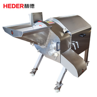 Fruit- en groentesnijmachine voor het snijden van aardappelen, bamboescheuten, wortelen, knoflook, appels en zoete aardappelen in blokjes; productielijn voor het snijden in blokjes.