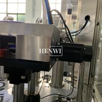 Henwi 4 Düsen Automatische Füll linie Flaschen füller Tracking-Flüssigkeits füll maschine für Saft milch marmelade Ect