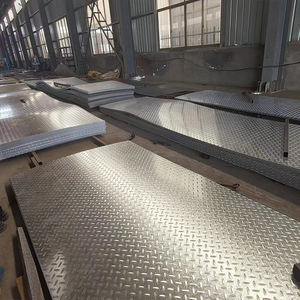 저렴한 가격 도매 S235 체크 무늬 플레이트 4.5mm 낮은 탄소 아연 도금 미끄럼 방지 강판 - Product Image 6