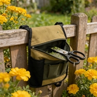 Sac banane kaki multi-poches en toile réglable pour infirmière, médecin, clinique, hôpital, extérieur – Organisateur médical et pochette utilitaire