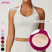 Janya setelan pakaian Golf wanita, rok tenis Yoga Mini 2 dalam 1, Tank Top kebugaran Gym cepat kering, setelan pakaian bola Golf Breathable