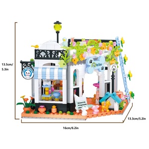 Juegos <span class=keywords><strong>de</strong></span> juguetes <span class=keywords><strong>de</strong></span> bloques <span class=keywords><strong>de</strong></span> construcción, exhibición <span class=keywords><strong>de</strong></span> mascotas, perros, gatos, <span class=keywords><strong>casa</strong></span>, ladrillos, juguetes <span class=keywords><strong>para</strong></span> niños, regalos <span class=keywords><strong>de</strong></span> cumpleaños, juguetes educativos <span class=keywords><strong>para</strong></span> niños - Product Image 2