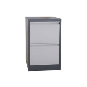 Bureau Armoire à 2 tiroirs en acier durable Classeur vertical Rangement en acier Classeur en métal bon marché Classeur de format lettre/légal/F4/A4 - Product Image 1