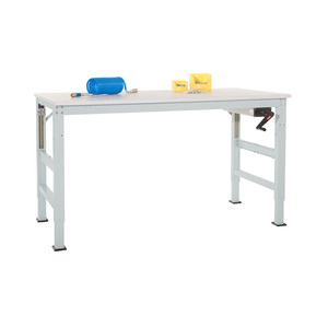 Tavolo da lavoro UNIVERSAL Ergo K - con regolazione dell'altezza a manovella manuale - Product Image 1