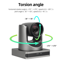 Caméra PTZ 4K Tout-en-Un avec Zoom Optique 12x et Système Audio Réseau pour Événements et Conférences en Direct