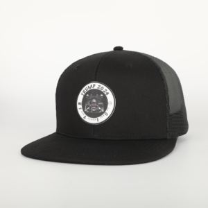 Wholesale Unisex 6-Panel Sporty Polyester Mesh Snapback Cap High Quality Rubber <b>Patch</b> Embroidery Logo Custom Hip Hop Trucker Hat - Product Image 1