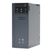 Variateur de fréquence intelligent à haute efficacité 4kW 5HP triphasé 380V, contrôle vectoriel sans capteur pour compresseur CE IP20