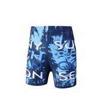 Caleçons de bain pour hommes grandes tailles, taille mi-haute, amples et confortables, en polyester, avec motif imprimé, taille élastique, pour la plage