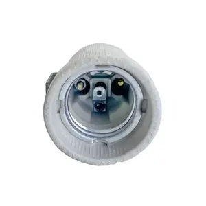 GU5.3 GU10 Lampu E27 Dudukan Lampu Adaptor Konektor Kawat E27 E14 Lampu Listrik Lampu Soket Keramik