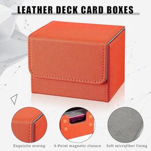   Caja de Almacenamiento para Cartas de Juego, Marca Source Factory, con Cierre Magnético Cruzado, de Cuero PU, para Cartas Coleccionables, Magic, Yugioh - Product Image 2