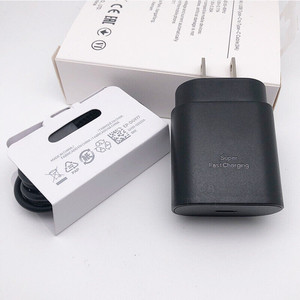 Adaptateur de voyage à charge ultra-rapide 25W USB-C pour <span class=keywords><strong>Samsung</strong></span> Galaxy S7e S8 S8+ S9 S9+ S10 <span class=keywords><strong>S10e</strong></span> S10+ S20 S20+ S20u S23 Note8 - Product Image 1
