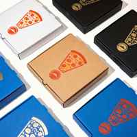 Boîtes à pizza personnalisées imprimées 9 10 11 12 14 18 pouces, boîtes à hamburgers, boîtes à pizza en carton ondulé, emballage en carton