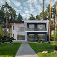 Maison préfabriquée moderne à faible coût et installation rapide, villa à deux étages avec 3 chambres, structure en acier, maison modulaire pour usage résidentiel