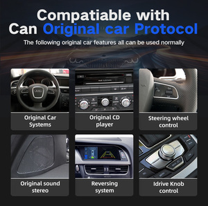 Cksd 8.8 Inch 8Core Đài Phát Thanh GPS 4G Sim GPS BT Carplay Máy Nghe Nhạc Đa Phương Tiện Cho <span class=keywords><strong>Audi</strong></span> <span class=keywords><strong>A6</strong></span> C6 2005 2009 Xe Stereo Android 13 - Product Image 5