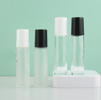 Botol Parfum Roll-on Kaca Bening Mewah 5ml 10ml Stok Pabrik Dengan Bola Roller Baja Tahan Karat