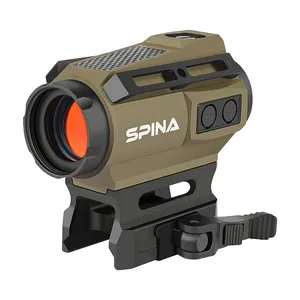 SPINA OPTICS Red Dot Scope Sight Водонепроницаемый тактический оптический прицел с солнечной энергией