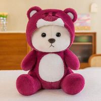 Lena Little Bear Oso de Peluche Súper Suave, Muñeco para Máquina de Garras, Regalo Festivo, Oso para Vestir