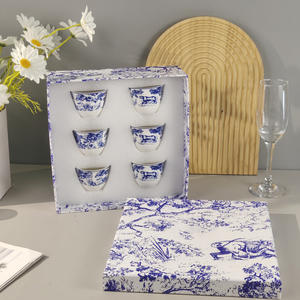 Service à café nordique concentré 6 tasses en porcelaine fine à prix réduit - Product Image 4