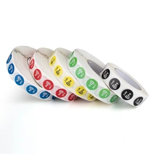 แท็ก NFC รีวิวเราบนแท็กสติกเกอร์ NFC Tap ขนาด 30 มม. สติกเกอร์รีวิวกันน้ำ 13.56Mhz NFC215 ฉลากกาว - Product Image 6