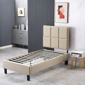 Luxury <b>Bed</b> and Classic <b>Single</b> <b>Bed</b> Frame Luxury Bedroom Furniture Set Up-holstered Platform <b>Bed</b> - Product Image 2