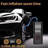 Compresseurs d'air électriques sans fil ATJ-6988 6000mAh 12V DC pour gonflage de pneus de voiture avec batterie externe