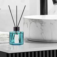 Bouteille de diffuseur de parfum d'aromathérapie Hexagonal vide 50ml 100ml personnalisé en gros