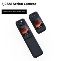 Caméra d'action pour moto C300 20MP 4K étanche avec vision nocturne et panoramique à 360° pour selfie et diffusion en direct