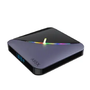 Best Iptv Box Hd Wifi Amlogic S905X3 Quad Core รองรับ8K WiFi Media Player 4Gb 32Gb Ott Tv Box A95x F3